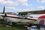 N2955F @ KOSH - Cessna 182J - by Mark Pasqualino