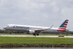 N418AN @ KRSW - American Flight 487 arrives at Southwest Florida International Airport following flight from Philadelphia International Airport - by Suncoast Spotter