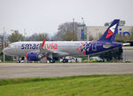 VP-BQA @ LFBO - Parked at Air France facility but never entered into service due to Russian restrictions by Airbus in Ukrainian war... - by Shunn311