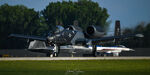 80-0244 @ KOSH - Black Mamba A-10 demo ship ready to take off for her Heritage Flight. - by Topgunphotography