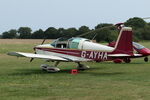 G-AYHA @ EGSM - Parked at Beccles. - by Graham Reeve