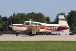 N9245V @ KOSH - Mooney M20F - by Mark Pasqualino