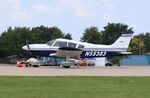 N55383 @ KOSH - Piper PA-28-180 - by Mark Pasqualino