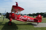 G-EDII @ EGHN - Wing walking for charity, at Sandown, Isle of Wight.