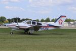 N5632S @ KOSH - Beech C55 - by Mark Pasqualino
