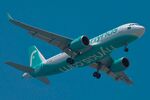 HZ-NS45 @ LTAI - Flynas A320N passing the coast line in AYT - by FerryPNL