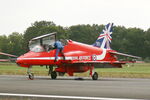 XX242 @ LFRN - Hawker Siddeley Hawk T.1, flight line, Rennes-St Jacques airport (LFRN-RNS) - by Yves-Q