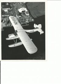 N2450E @ 2N7 - Above the Little Ferry Seaplane Base - by Unknown