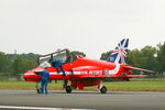 XX245 @ LFRN - Red Arrows Hawker Siddeley Hawk T.1A, Rennes-St Jacques airport (LFRN-RNS) - by Yves-Q
