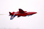 XX323 @ LFRN - Red Arrows Hawker Siddeley Hawk T.1A, Rennes-St Jacques airport (LFRN-RNS) - by Yves-Q