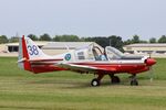 N105MR @ KOSH - Scottish Aviation Sk.61D Bulldog - by Mark Pasqualino