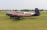 N1086S @ KOSH - Mooney M20M