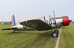 N57486 @ KOSH - Consolidated Vultee BT-13A - by Mark Pasqualino