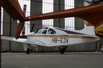 HB-EJV @ LSZR - Beechcraft 35-C33 Debonair at the FFA-Museum, Altenrhein