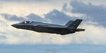 20-5585 @ KOSH - Pilot: Capt Melanie MACH Kluesner lifting off for the F-35A Demo - by Topgunphotography