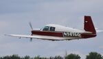 N5816Q @ KOSH - Mooney M20C - by Mark Pasqualino