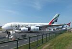 A6-EVG @ EDDB - Airbus A380-842 of Emirates at the ILA 2024, Berlin - by Ingo Warnecke