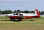 N9821P @ KOSH - Mooney M20K - by Mark Pasqualino