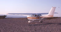 N34966 - 966's past owner, departing Cottonwood Landing, AZ (airstrip no longer there), 1980s. - by David Stevens
