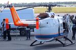 D-HDDP @ EDDB - MBB Bo 105C of the DLR (celebrating 50 years of use as research helicopter) at ILA 2024, Berlin - by Ingo Warnecke
