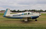 N9334V @ KOSH - Mooney M20E - by Mark Pasqualino