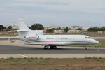 9H-MOON @ LMML - Dassault Falcon 7X 9H-MOON Skyfirst Ltd - by Raymond Zammit