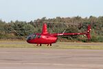 D-HAIM @ EGLK - D-HAIM  Robinson R66 Turbine Marine Blackbushe - by PhilR
