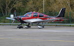 G-KMTE @ EGLK - Cirrus SR22 at Blackbushe. Ex N78MC - by moxy