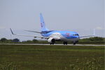 OO-TUK @ LFRB - Boeing 737-86J, Taxiing rwy 25L, Brest-Bretagne airport (LFRB-BES) - by Yves-Q