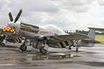 N351MX @ EGXG - Flying Legends 2023 - by Chris Hall