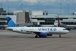 N489UA @ KDEN - Airbus A320-232