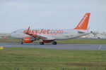 G-EZOI @ LFRB - Airbus A320-214, Taxiing, Brest-Bretagne airport (LFRB-BES) - by Yves-Q
