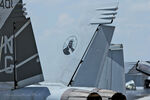 168480 @ AFW - US NAvy F/A-18F at Perot Field - Fort Worth, TX - by Zane Adams