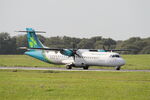 EI-FAT @ LFRB - ATR 42 600, Taxiing rwy 25L, Brest-Bretagne airport (LFRB-BES) - by Yves-Q