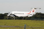 F-HBCG @ LFRB - Beech 1900D, Landing 25L, Brest-Bretagne airport (LFRB-BES) - by Yves-Q