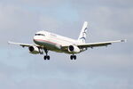 SX-DGE @ LFRB - Airbus A320-232, On final rwy 25L, Brest-Bretagne airport (LFRB-BES) - by Yves-Q