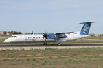 9H-MIM @ LMML - Bombardier DHC-8-402Q Dash 8 9H-MIM Universal Air - by Raymond Zammit