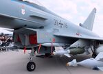 31 16 @ EDDB - Eurofighter EF2000 of the Luftwaffe (German Air Force) at ILA 2024, Berlin - by Ingo Warnecke