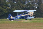 F-BMMA @ LFRU - Stampe-Vertongen SV-4A, On display, Morlaix-Ploujean airport (LFRU-MXN) - by Yves-Q