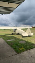 N27807 @ 40I - Waiting for the rain to pass... - by Jack N. Derrickson