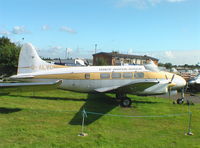 G-ALCU - De Havilland D.H.104 Dove 2B G-ALCU, displayed as G-ALVD at the Midlands Air Museum, Coventry - by Ingo Warnecke