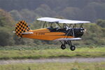 F-PVMH @ LFRU - Hatz CB-1, Landing rwy 22, Morlaix-Ploujean airport (LFRU-MXN) - by Yves-Q
