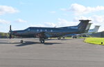 G-NBCA @ EGTF - Pilatus PC-12/47E at Fairoaks. Ex HB-FSG. - by moxy