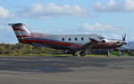 OH-TUA @ EGTF - Pilatus PC-12/47E departing Fairoaks for Saanen, Switzerland. ICAO Code: LSGK