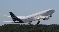 D-AIKP @ RDU - Bottrop departing as Lufthansa 409 Heavy to Frankfurt. - by Ryan Hunt