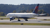 N698DL @ RDU - A decent bit of jetway rash on this beautiful non-WL 757! - by Ryan Hunt