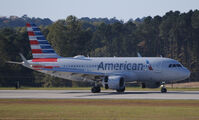 N9017P @ RDU - An uncommon visitor here at RDU: an LAA (sharklet) A319! We usually get the LUS/ex-F9 A319s (raked tips) here. It also has the current AA livery with the winglet logos! - by Ryan Hunt