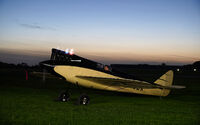 G-ECDX @ EGBK - De Havilland DH-71A replica at the Thomas Castle Aviation Heritage Scholarship Nightshoot at Sywell Aerodrome,Northamptonshire. - by Ian Leech