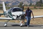 N408CY @ E16 - San Martin airport in California 2024.