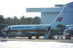 YS-08C @ FBU - Fornebu Oslo 24.2.1986 duing lease to Braathens Safe - by leo larsen
